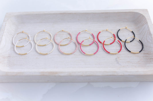 Beaded Earrings | Lover Hoops | Lover Era Collection