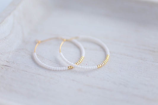 Beaded Earrings | Lover Hoops | Lover Era Collection