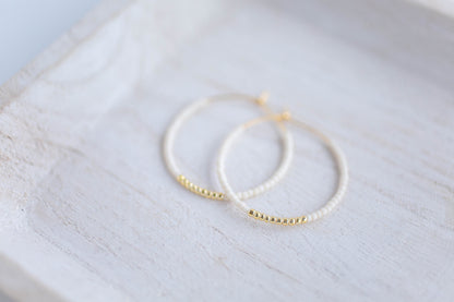 Beaded Earrings | Lover Hoops | Lover Era Collection
