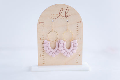 Clay Earrings | Scallop Dangles | Lover Era Collection