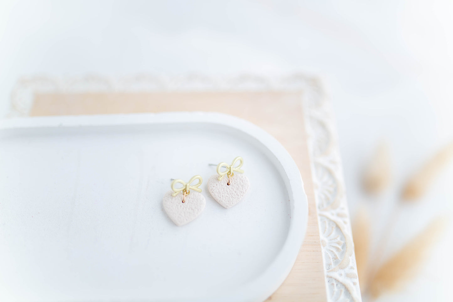 Clay Earrings | Mini Sweetheart Dangles | Sweetheart Collection