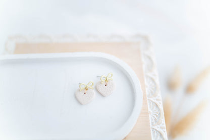Clay Earrings | Mini Sweetheart Dangles | Sweetheart Collection