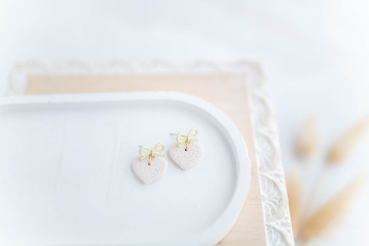Clay Earrings | Mini Sweetheart Dangles | Sweetheart Collection