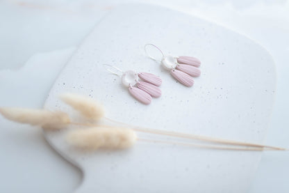Clay earring | Daisy Hoops | Garden Collection