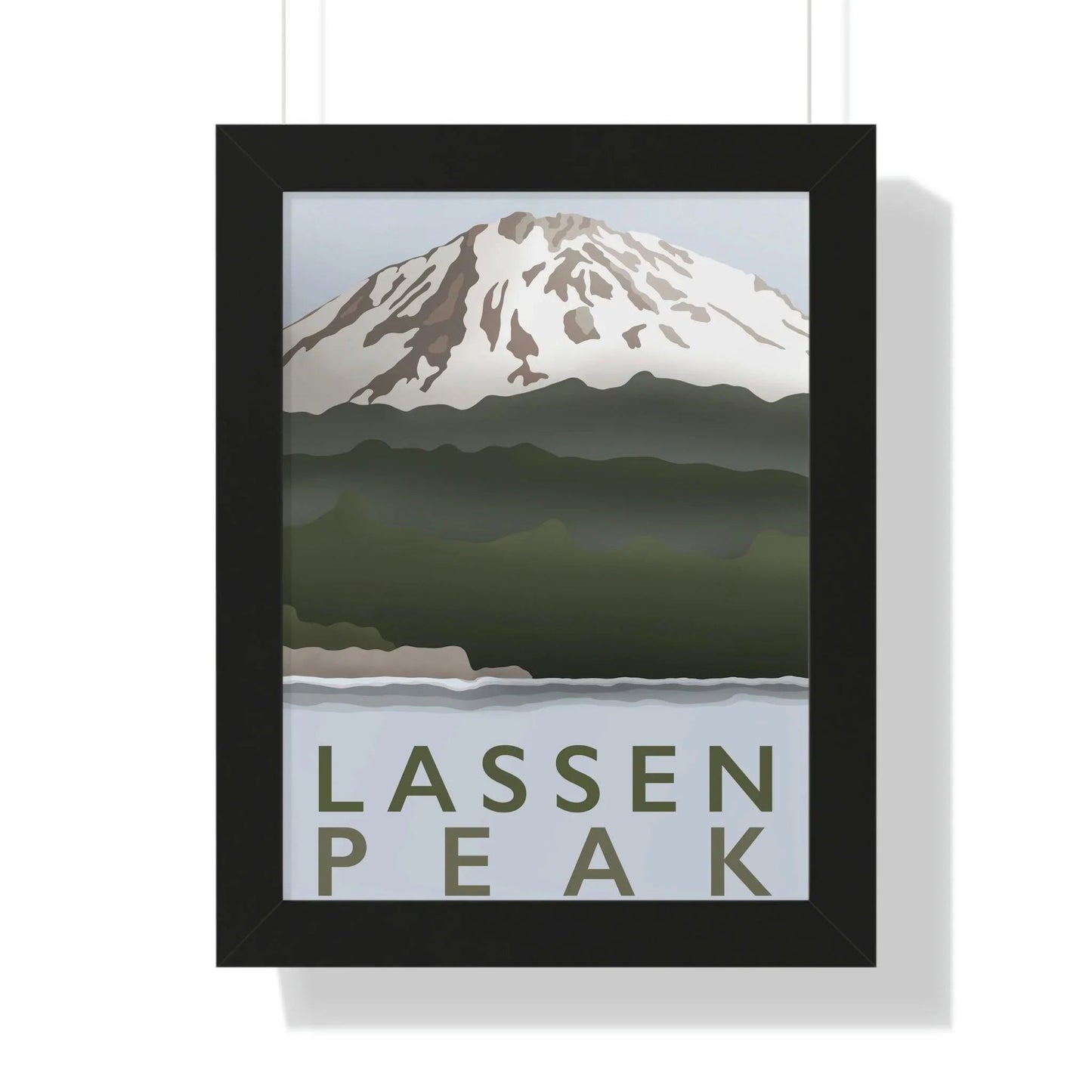 Lassen Peak Framed Print – Wall Art