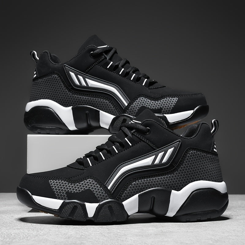 Lace-Up Thick Cushion Insole Men's Sneakers