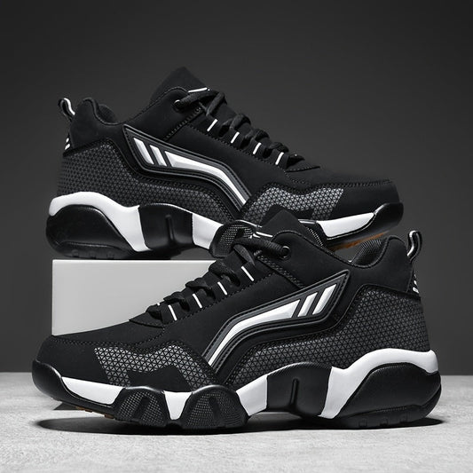 Lace-Up Thick Cushion Insole Men's Sneakers