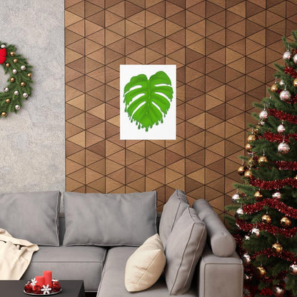 Melting Monstera Botanical Print – Unframed Wall Art