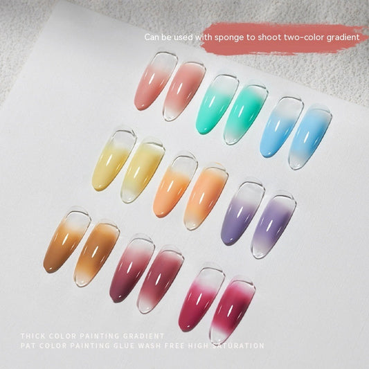 Popular All-matching Semi-solid Nail Art