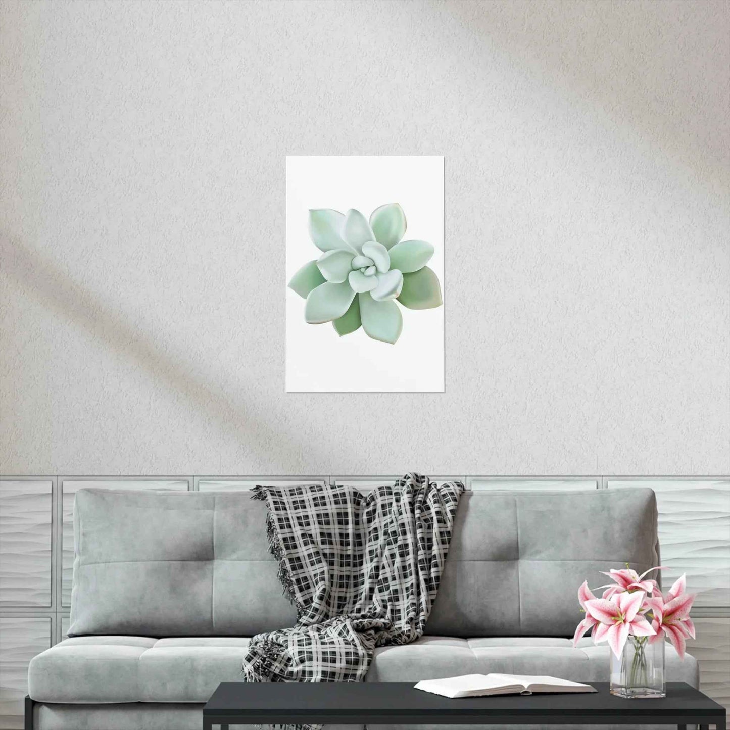 Pachyveria Haagei Succulent Botanical Print – Unframed Wall Art
