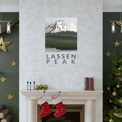 Lassen Peak Print – Unframed Wall Art