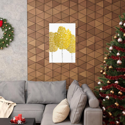 Fall Aspen Print – Unframed Wall Art
