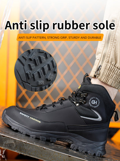 Heavy-Duty High-Quality Steel Toe Men's Work Boots
