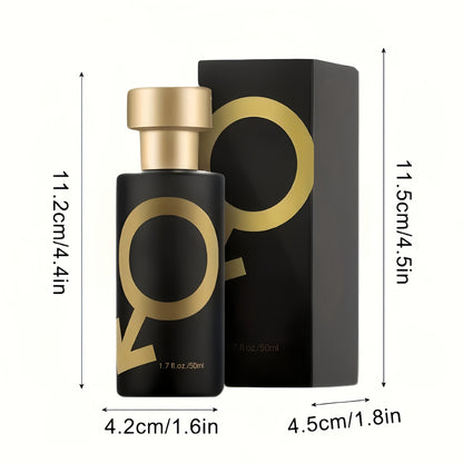Powerful Men's Perfume, Black Perfume Spray - Men's Original Cologne | Pheromone Infused Fragrance | for Everyday Use | Bold And Masculine Scent | Boosts Self-Confidence And Attractiveness, Black Perfume, Gift for Him