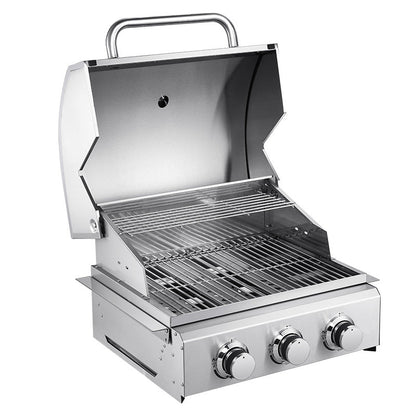 Stainless Steel Embedded Three-head Gas Barbecue Grill