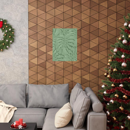 Sage Green Monstera Botanical Print – Unframed Wall Art