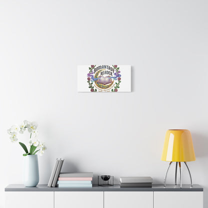 Romantasy Reader Canvas Print | enchanted bookish celestial gothic