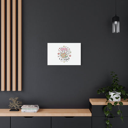 Weird Cupid heart illustration Canvas | Weird Valentine, quirky chaotic love