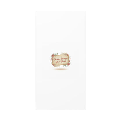 Love Letter Collage Canvas, Vintage Letter Art, Wax Seal Romance Print