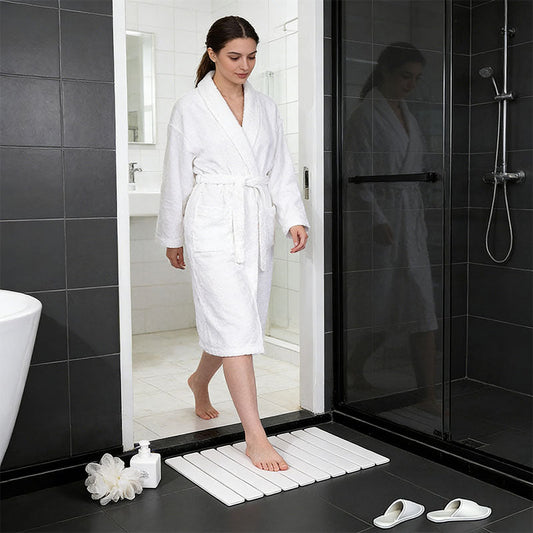 40x60cm Diatomite Bath Mat - Quick-Dry, High-Absorbent & Non-Slip Bathroom Rug, Hygienic & Foldable Bath Mat for Home