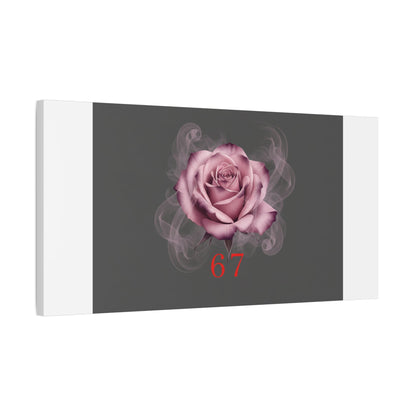 6 7 Valentine's Canvas | Viral Gothic Rose Wall Art | 6 7 Meaning Dark Romance