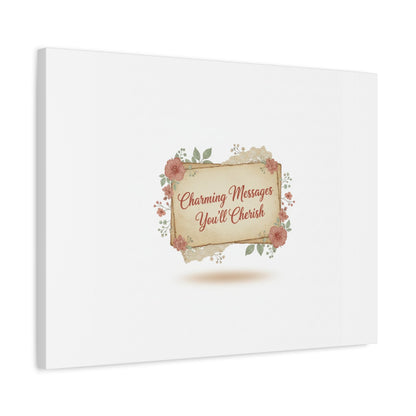 Love Letter Collage Canvas, Vintage Letter Art, Wax Seal Romance Print
