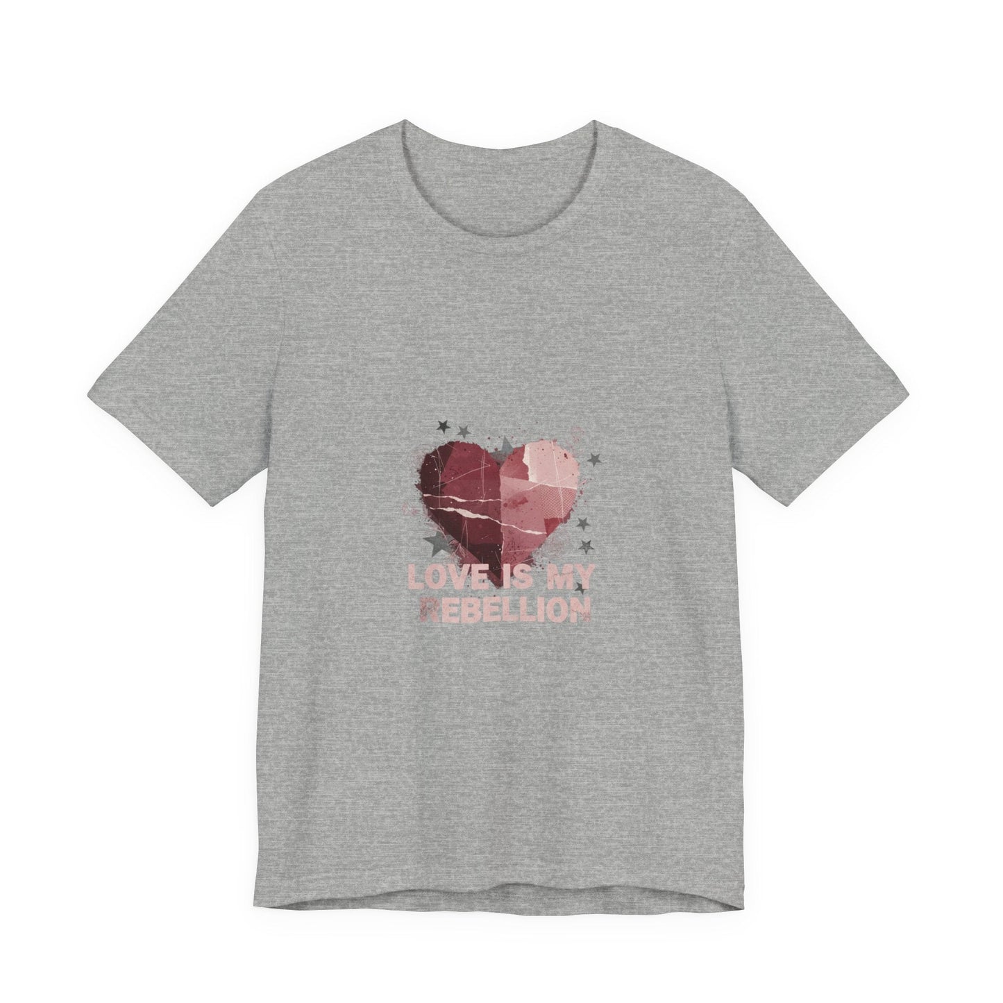Love Is My Rebellion Tee | grunge heart shirt, distressed love tee