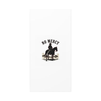 No Mercy Cowboy Skull Canvas | western skull art, gothic Americana