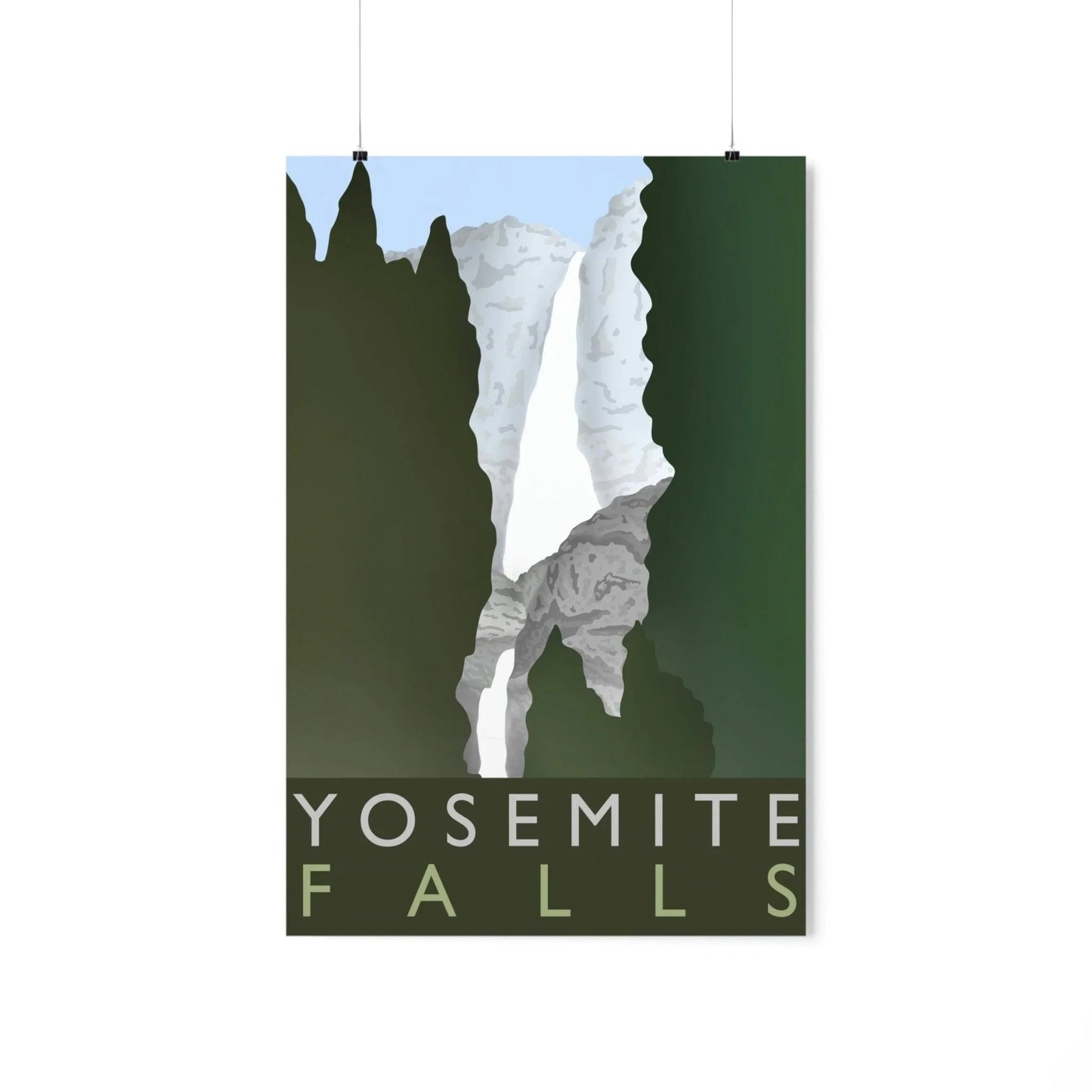 Yosemite Falls Print – Unframed Wall Art