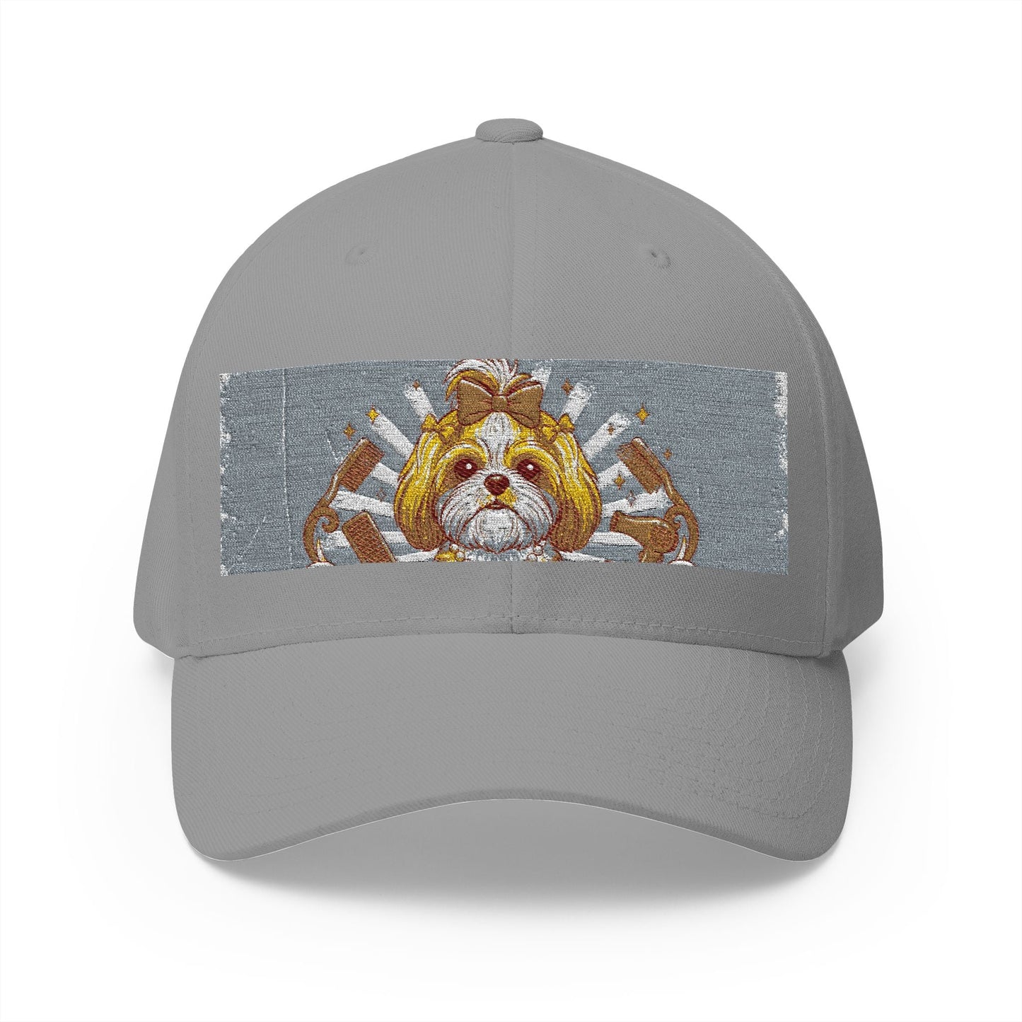 Funny Shih Tzu Relaxing Embroidered Cap