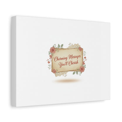 Love Letter Collage Canvas, Vintage Letter Art, Wax Seal Romance Print