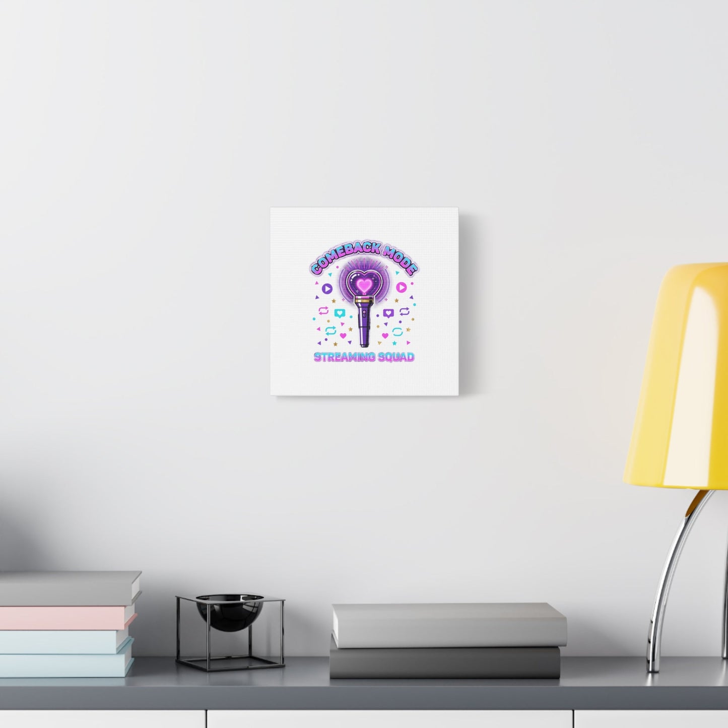 Comeback Mode Lightstick Canvas | K-pop Comeback, Streaming Squad