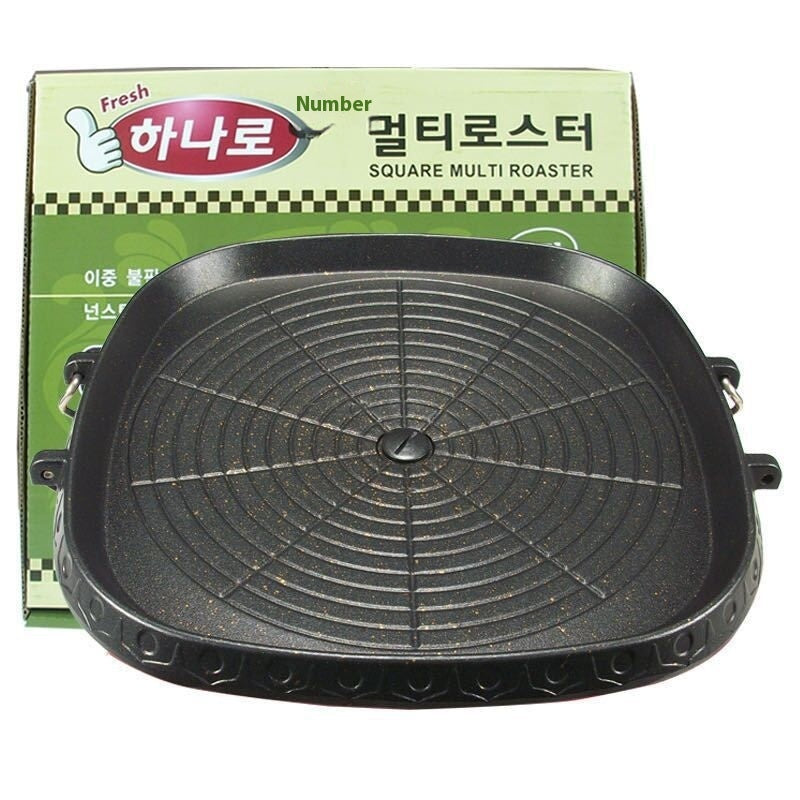 Korean Grill Tray Medical Stone Non-stick Household Outdoor