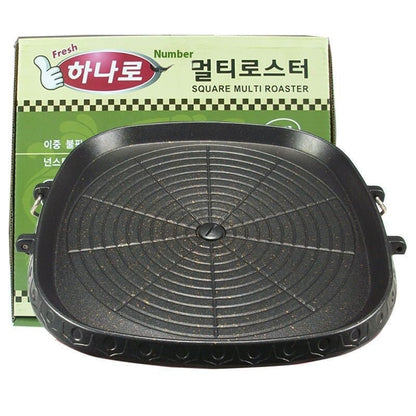 Korean Grill Tray Medical Stone Non-stick Household Outdoor