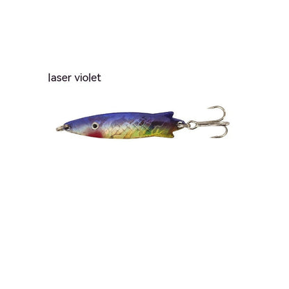 Curved Surface Lure Sequins White Stripes Lure Of Fishing Gear
