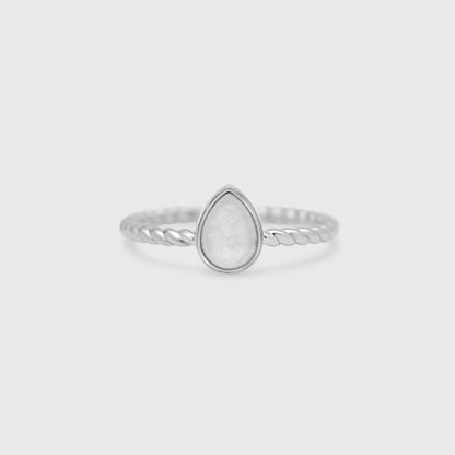 Teardrop Rope Ring