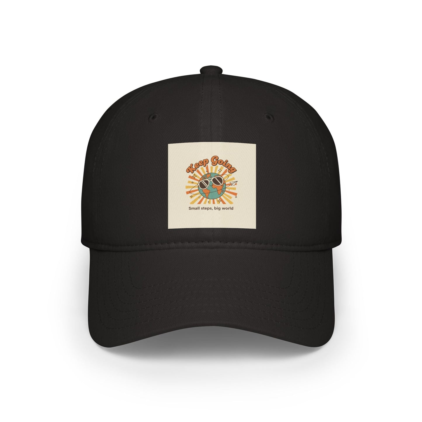 Keep Going: Small Steps, Big World Motivational Cap