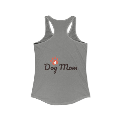 Dog Mom Women's Ideal Racerback Tank