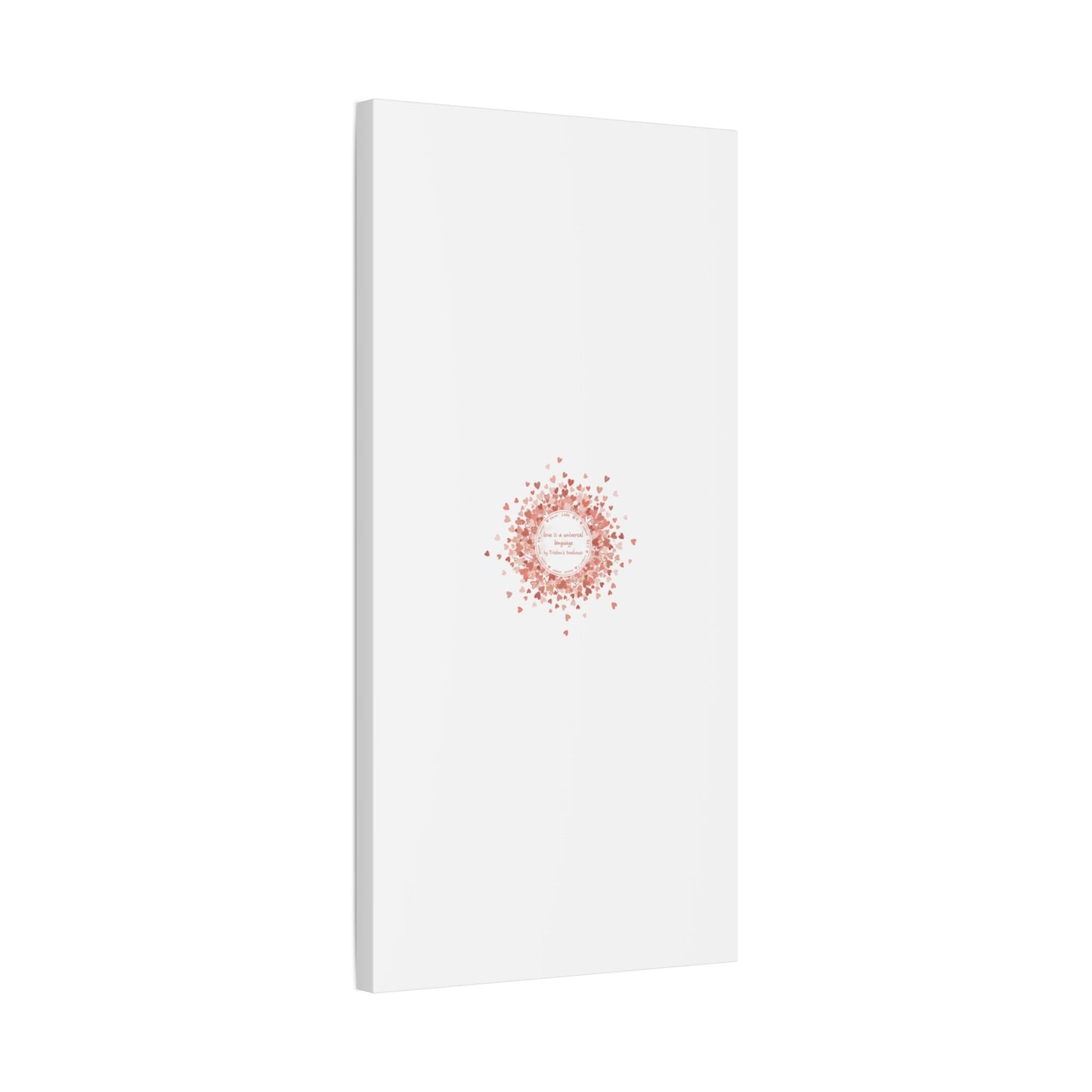 Tiny Heart Confetti Canvas | Matte Stretched Wall Art