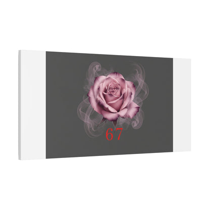6 7 Valentine's Canvas | Viral Gothic Rose Wall Art | 6 7 Meaning Dark Romance
