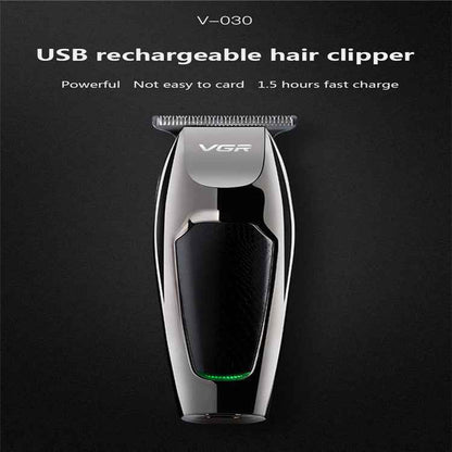 Water and electricity proof push and cut beard trimmer