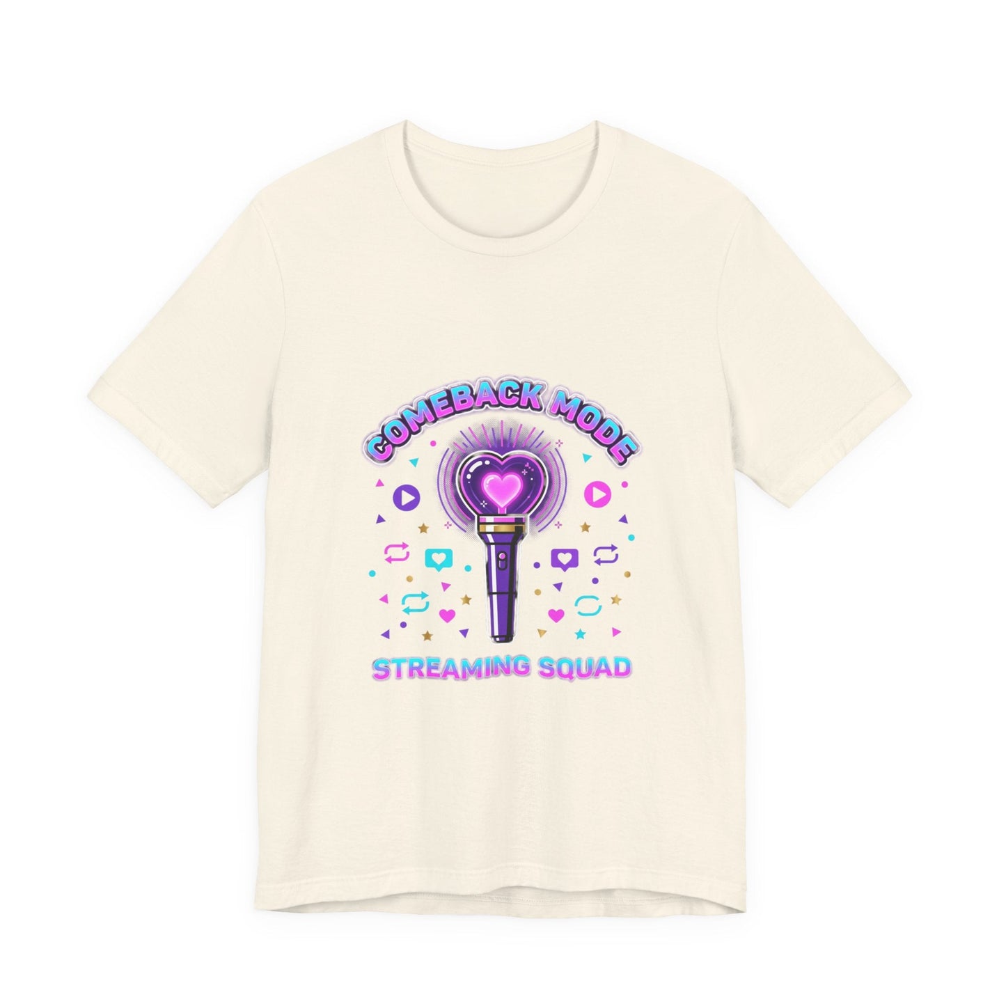 Comeback Mode Lightstick Tee | K-pop comeback, streaming squad