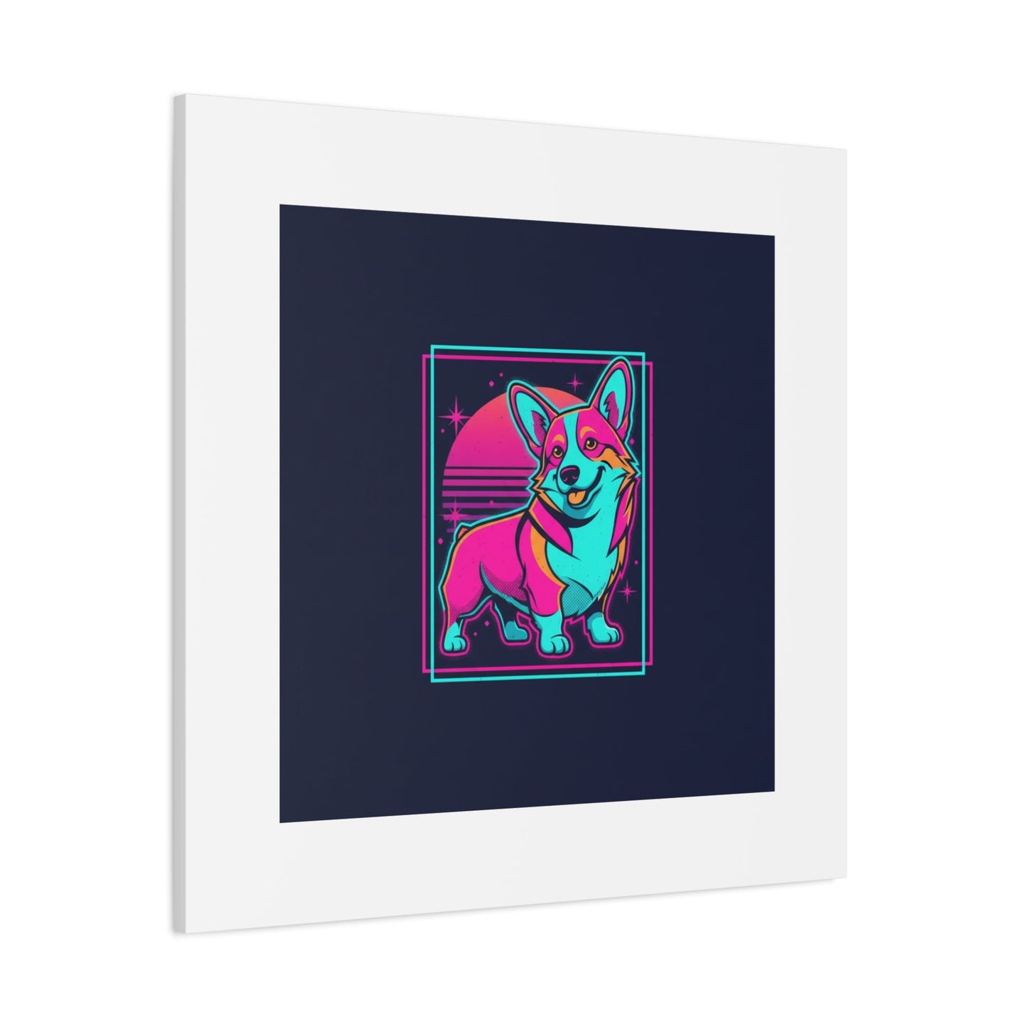 Platonic Love Corgi Canvas | Friendship Valentine, Galentine’s Wall Art