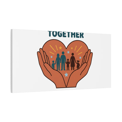 Families Belong Together Canvas | Family Unity, Bilingual Solidarity