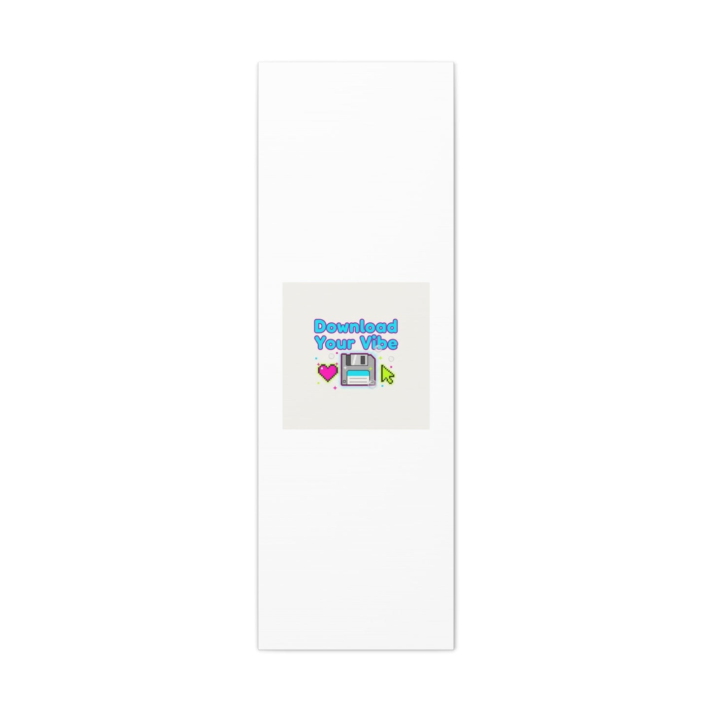 Download Your Vibe Canvas | Y2K Retro Tech, Pixel Floppy Disk Poster