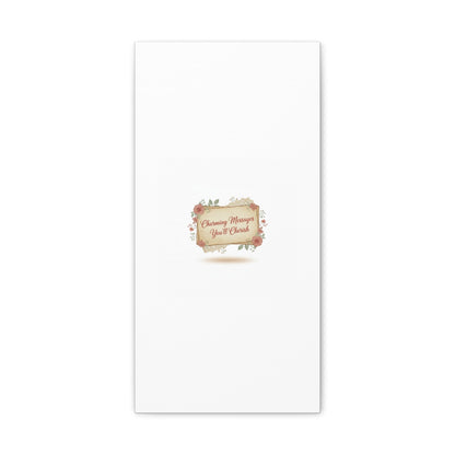 Love Letter Collage Canvas, Vintage Letter Art, Wax Seal Romance Print