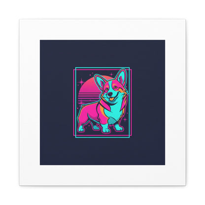Platonic Love Corgi Canvas | Friendship Valentine, Galentine’s Wall Art