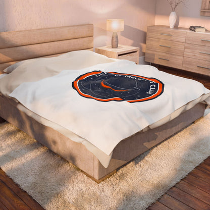 Orbital Mechanics Club Plush Blanket | space, mission patch, science nerd