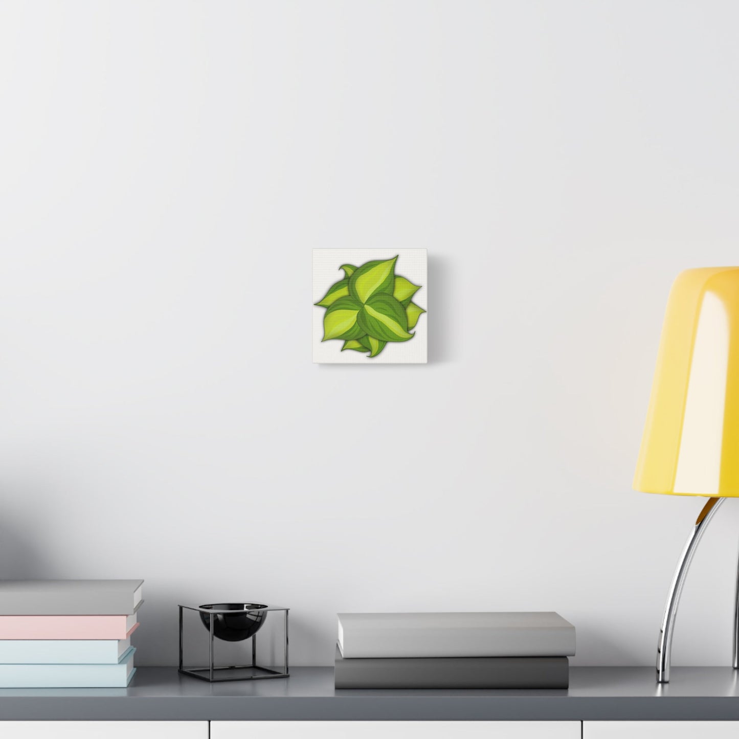 Philodendron Brasil Canvas Print – Botanical Wall Art