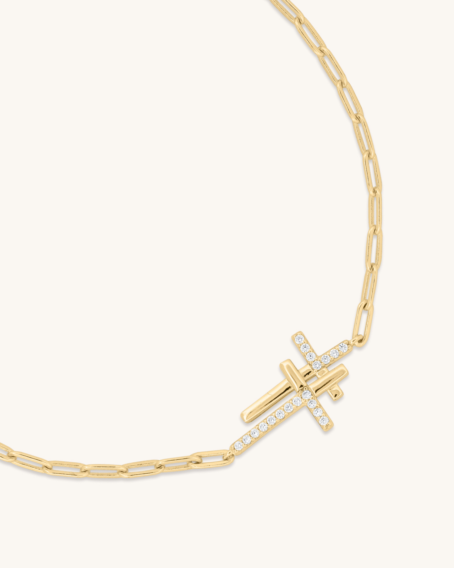 Double Cross Bracelet
